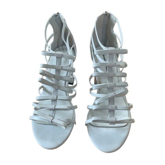 White Alexander Wang Block Heels Size EU 38 - Picture 1 of 14